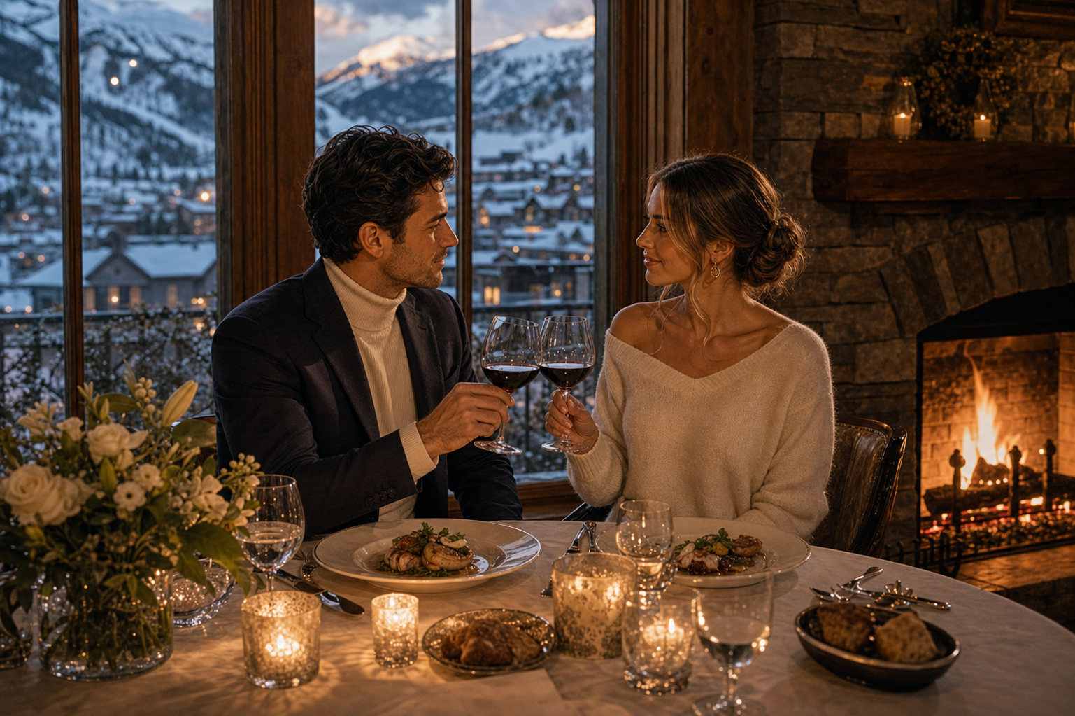 Aspen romantic luxury dining