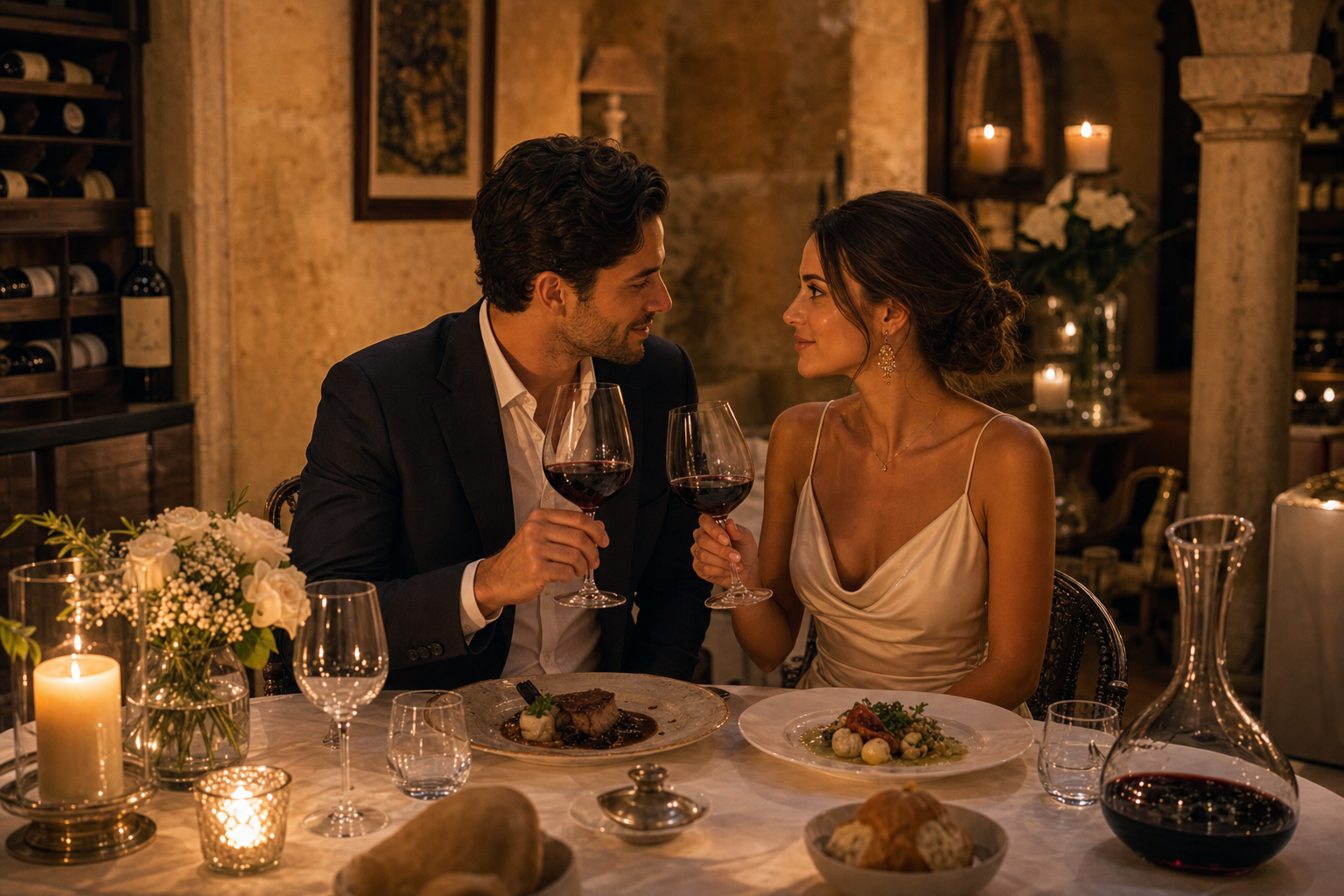 Bordeaux romantic luxury dining