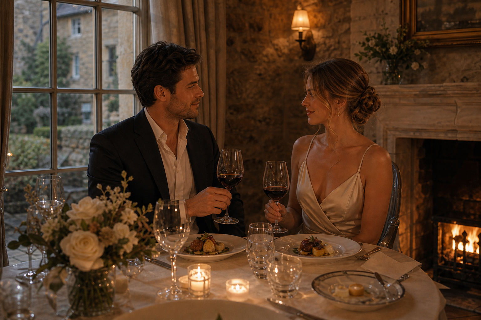 Cotswolds romantic luxury dining