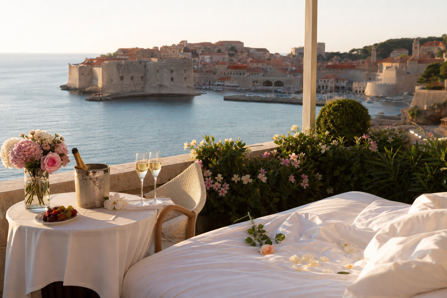Romantic Luxury Dubrovnik honeymoon and anniversary ideas