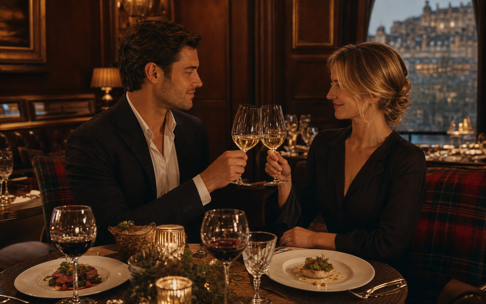 Edinburgh romantic luxury dining