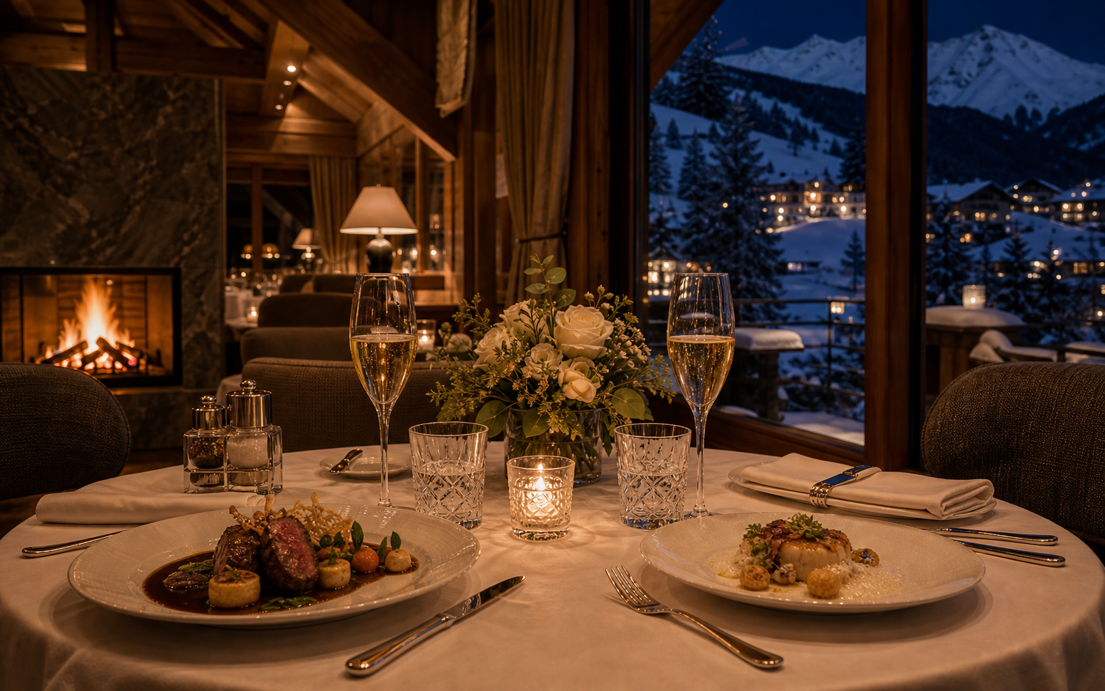 Gstaad romantic restaurant recommendations