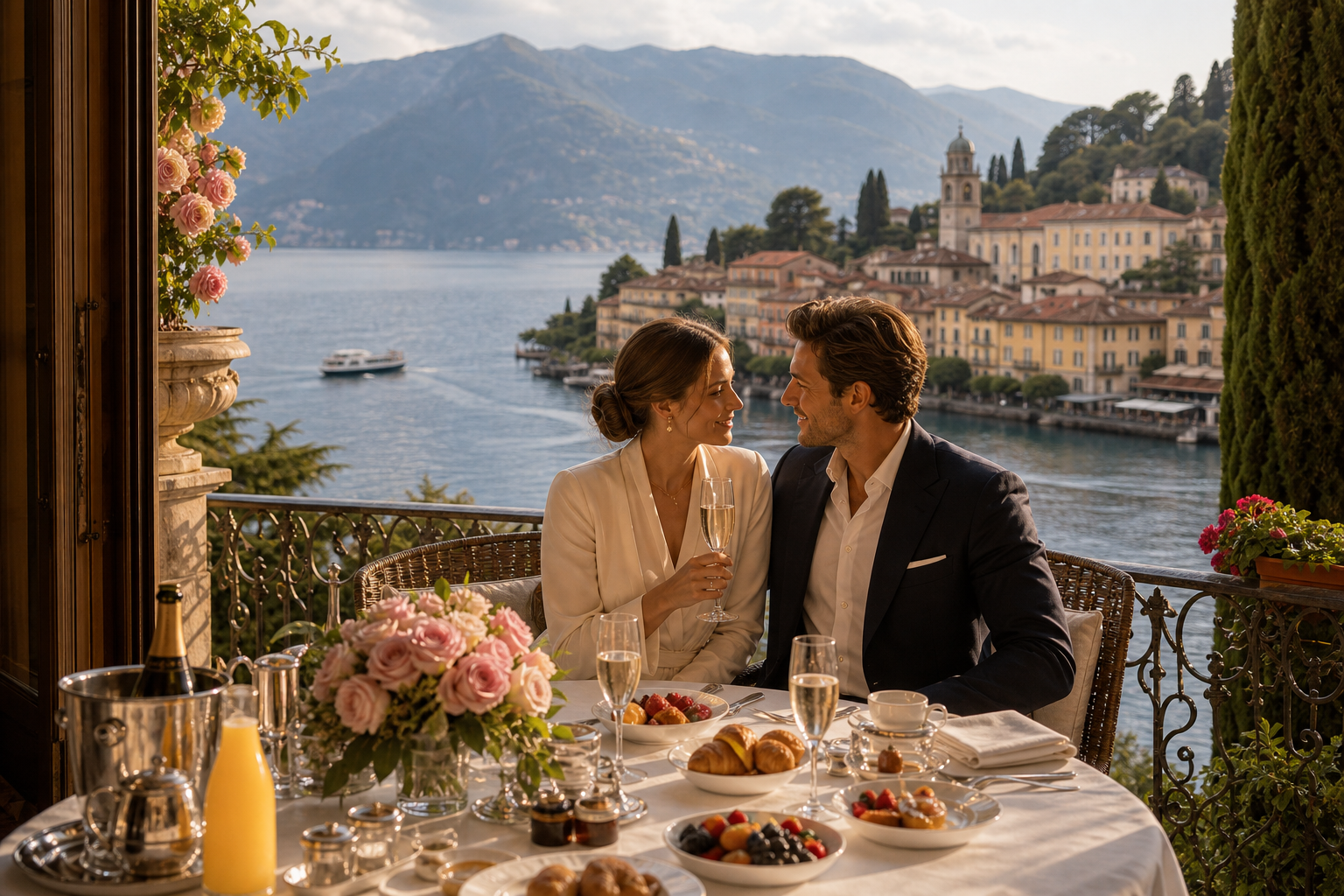 Romantic Luxury Lake Como honeymoon and anniversary ideas