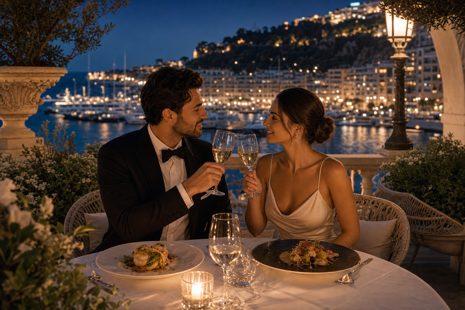 Romantic Luxury Monaco romantic luxury dining