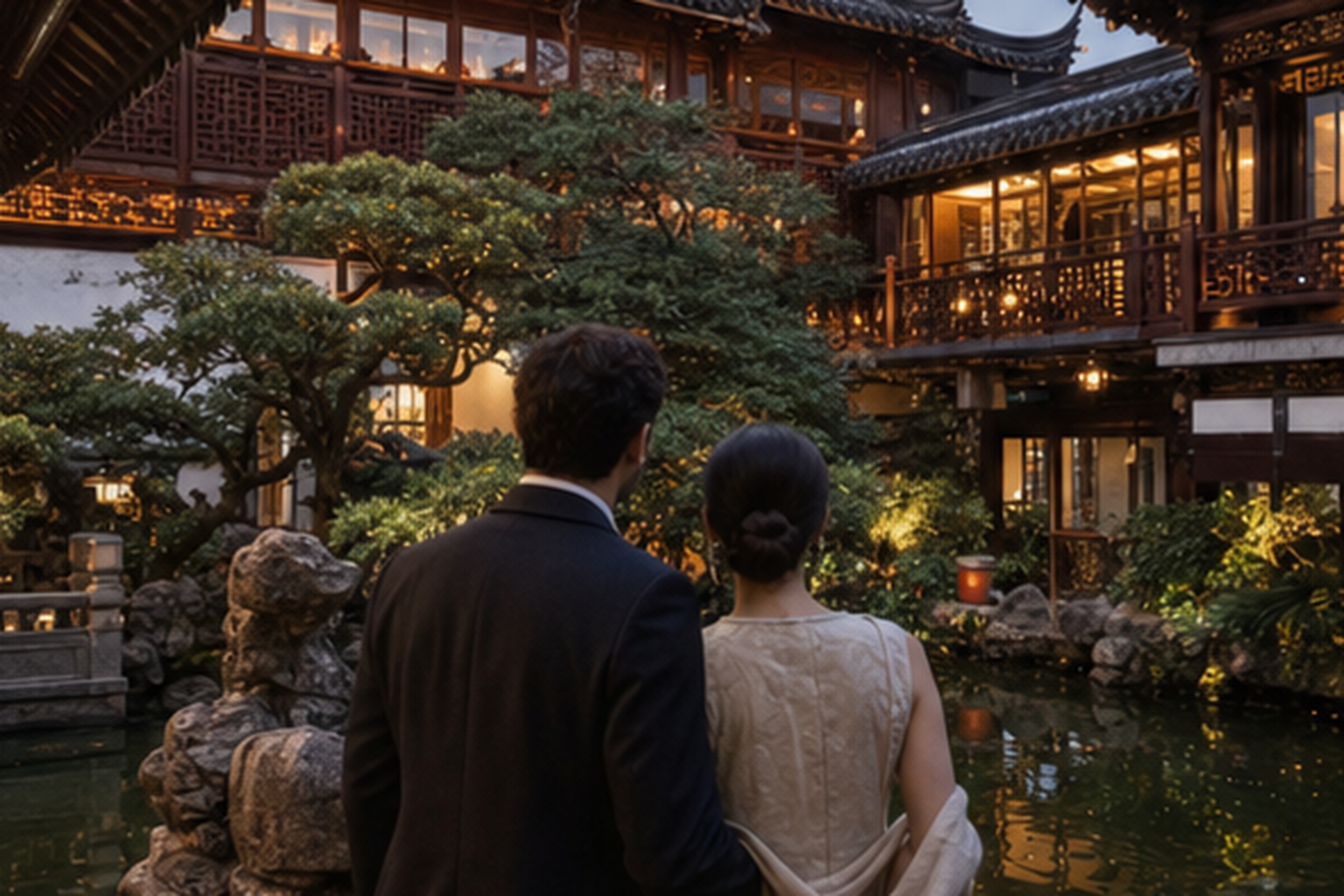 Shanghai romantic luxury dining